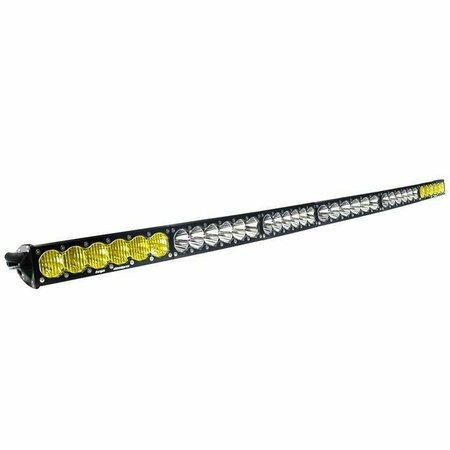 BAJA DESIGNS 60in LED Light Bar Amber/Wide Wide Dual Control Pattern OnX6 Series 526003DC